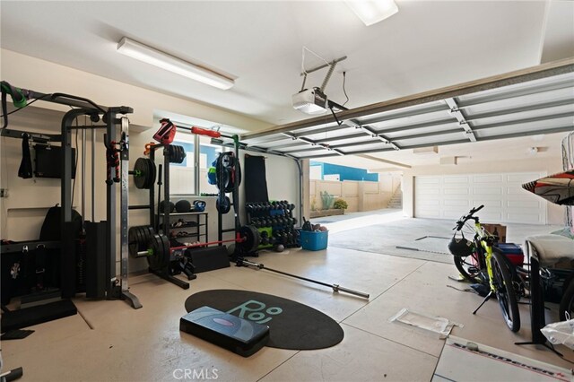 619 10th St, Hermosa Beach, CA 90254 - garage featuring a garage door opener