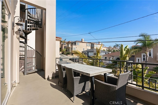 619 10th St, Hermosa Beach, CA 90254 - balcony with stairway and a residential view