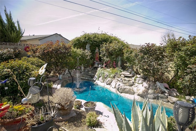 610 Woodington Dr, Lancaster, CA 93535 - view of pool featuring fence