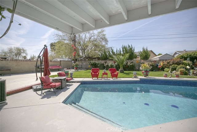 610 Woodington Dr, Lancaster, CA 93535 - view of swimming pool with a patio