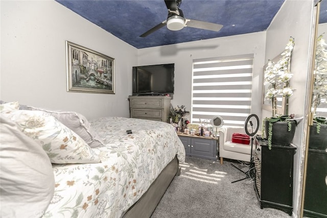 610 Woodington Dr, Lancaster, CA 93535 - bedroom with carpet floors and ceiling fan