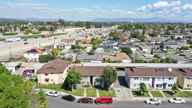 1616 Picadilly Way, Fullerton, CA 92833 - aerial perspective of suburban area with a mountainous background