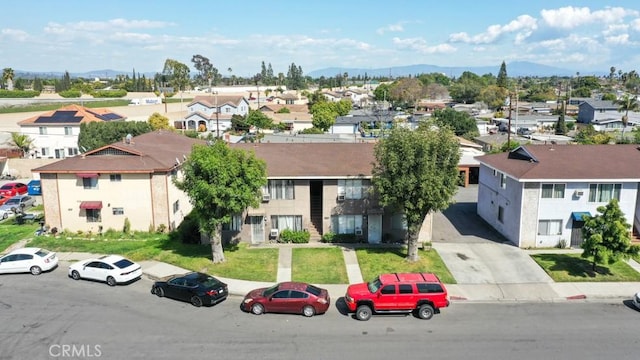 1616 Picadilly Way, Fullerton, CA 92833 - aerial view of residential area with a mountain backdrop