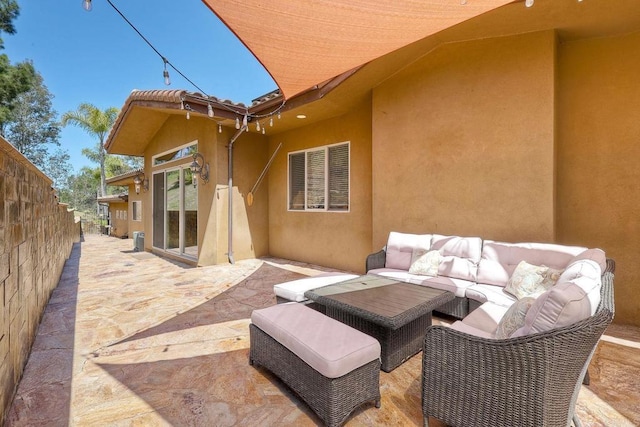 11558 Creek Rd, Poway, CA 92064 - view of patio / terrace with an outdoor hangout area