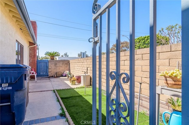 7191 Slater Ave, Huntington Beach, CA 92647 - exterior space with a patio area and a fenced backyard
