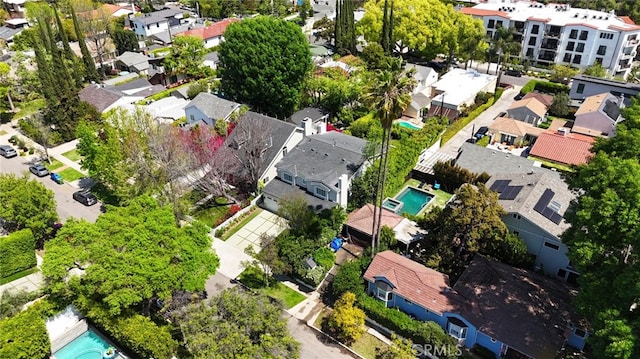 birds eye view of property featuring a residential view