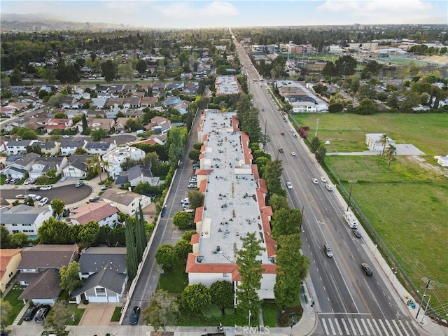 12720 Burbank Blvd Unit 323, Valley Village, CA 91607 - aerial view of property's location featuring a major roadway and nearby suburban area