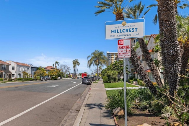 3421 Park Blvd Unit 401, San Diego, CA 92103 - view of asphalt street featuring sidewalks and curbs