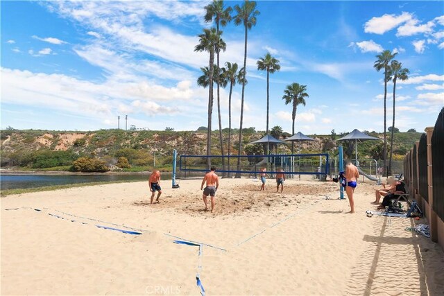 view of property's community featuring playground community
