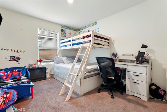 bedroom featuring carpet flooring