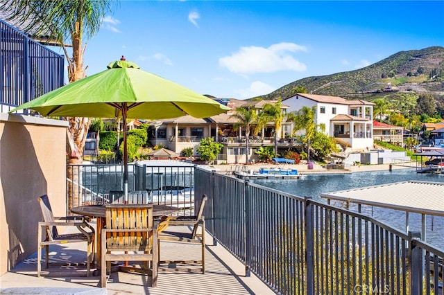30249 Spray Dr, Canyon Lake, CA 92587 - balcony featuring a mountain view