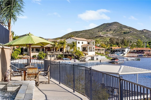 30249 Spray Dr, Canyon Lake, CA 92587 - balcony with a water and mountain view