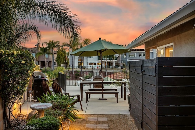 30249 Spray Dr, Canyon Lake, CA 92587 - view of patio / terrace featuring grilling area and outdoor dining area