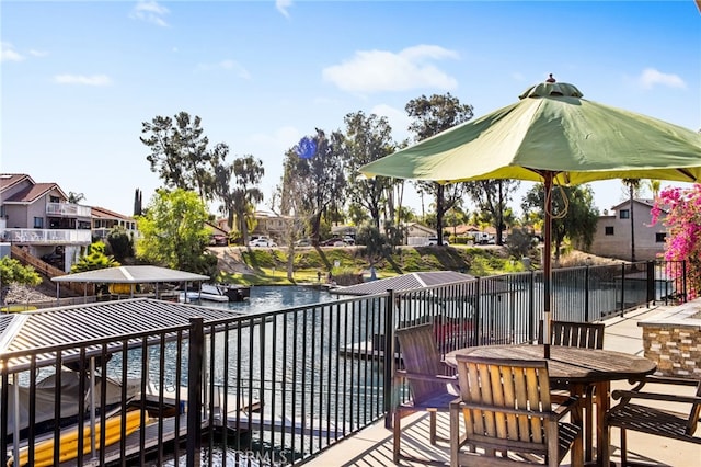 30249 Spray Dr, Canyon Lake, CA 92587 - balcony featuring a water view and a residential view