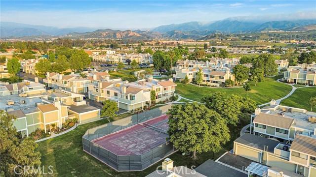27130 Hidaway Ave Unit 6, Canyon Country, CA 91351 - aerial view of residential area featuring a mountain backdrop