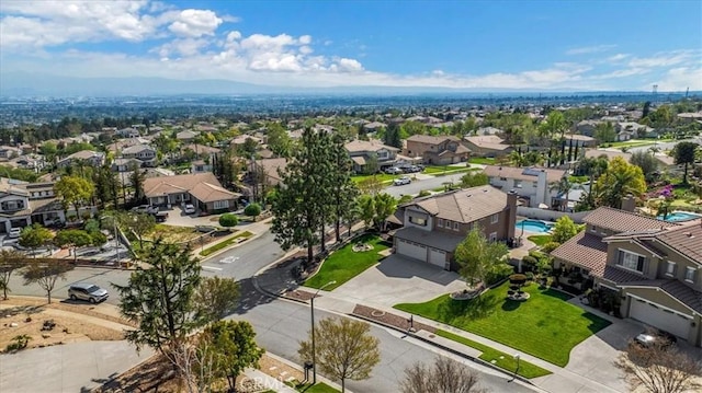 drone / aerial view featuring a residential view