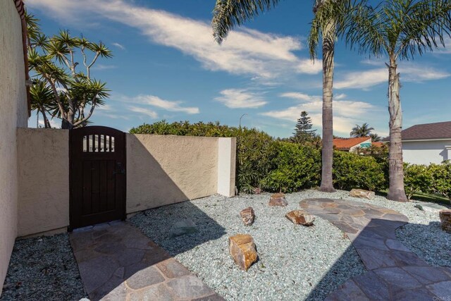 6462 Camino Del Parque, Carlsbad, CA 92011 - view of yard featuring a gate