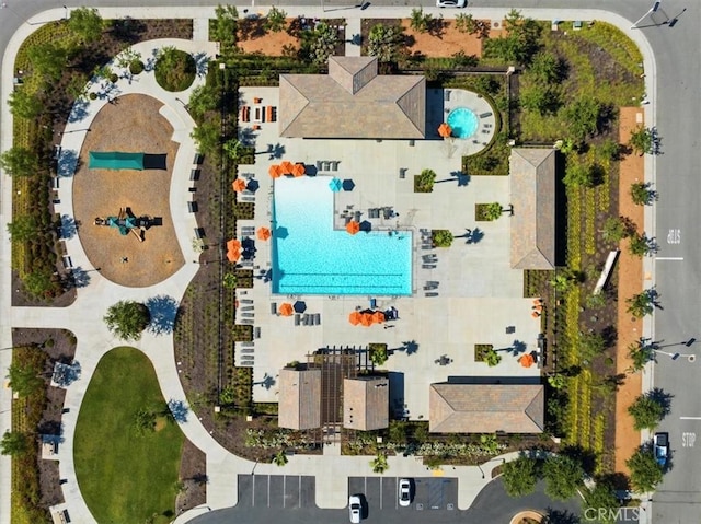 drone / aerial view