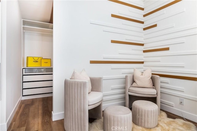 22838 Epsilon St, Woodland Hills, CA 91364 - living area with wood finished floors and baseboards