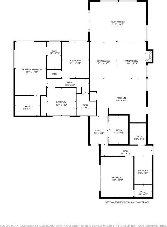 22838 Epsilon St, Woodland Hills, CA 91364 - floor plan / room layout