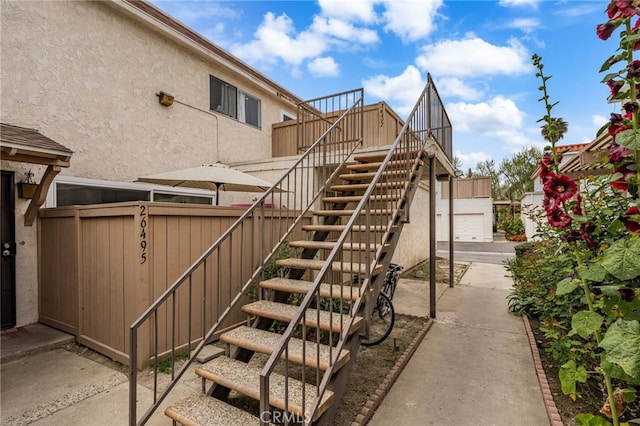 26497 Calle San Francisco Unit 60F, San Juan Capistrano, CA 92675 - exterior space with fence and stairs
