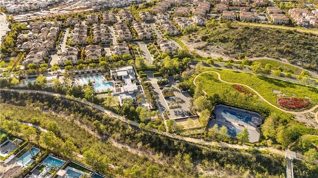 bird's eye view featuring a residential view