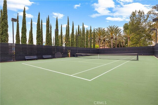 35 Jonquil, Irvine, CA 92618 - view of tennis court with community basketball court and fence