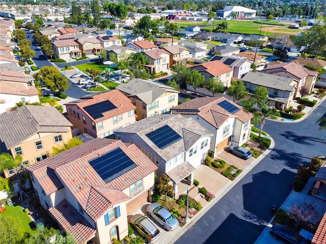birds eye view of property featuring a residential view