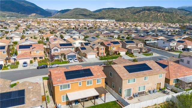 17938 Caraway Ct, San Bernardino, CA 92407 - aerial view with a mountain view and a residential view