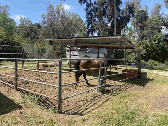 view of stable