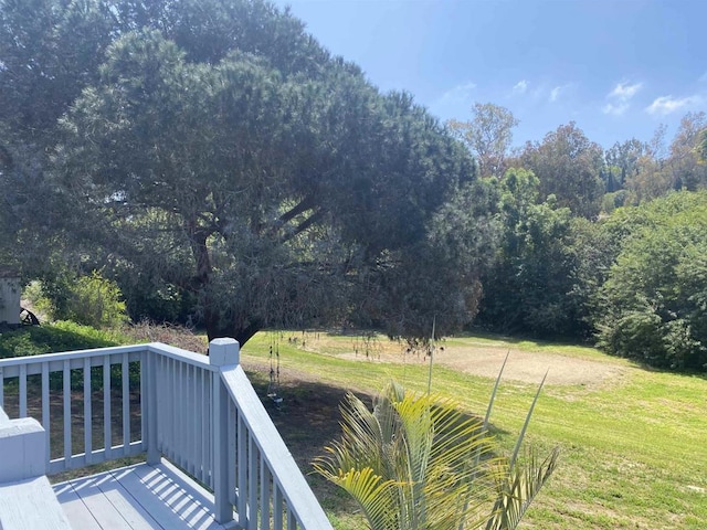 554 Taylor St, Vista, CA 92084 - wooden deck with a yard