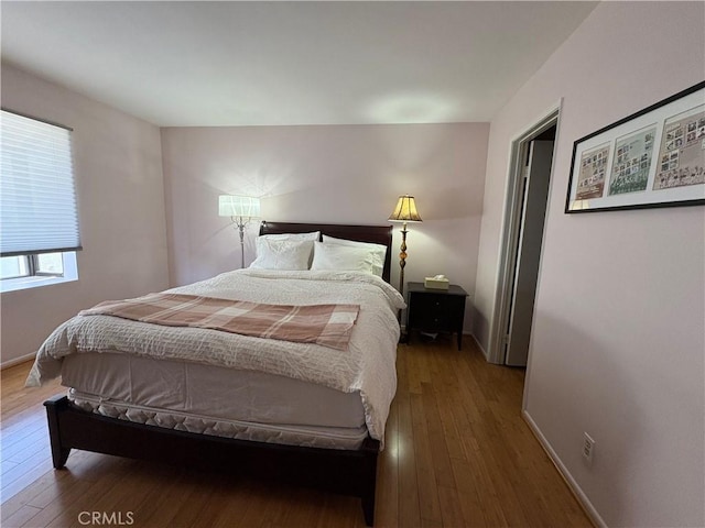 100 N Electric Ave Unit 5, Alhambra, CA 91801 - bedroom featuring hardwood / wood-style floors, baseboards, and cooling unit