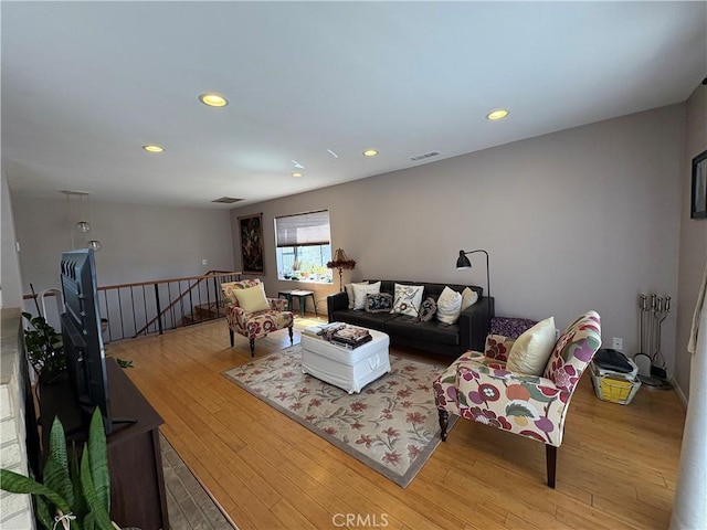 100 N Electric Ave Unit 5, Alhambra, CA 91801 - living area featuring wood finished floors and recessed lighting