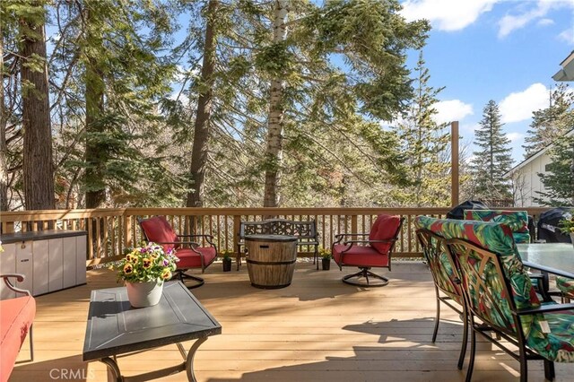337 Lookout Dr, Twin Peaks, CA 92391 - view of deck