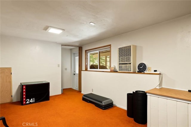 337 Lookout Dr, Twin Peaks, CA 92391 - workout room featuring light colored carpet