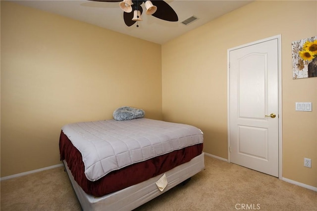24182 Via Llano, Murrieta, CA 92562 - bedroom featuring carpet, baseboards, and ceiling fan