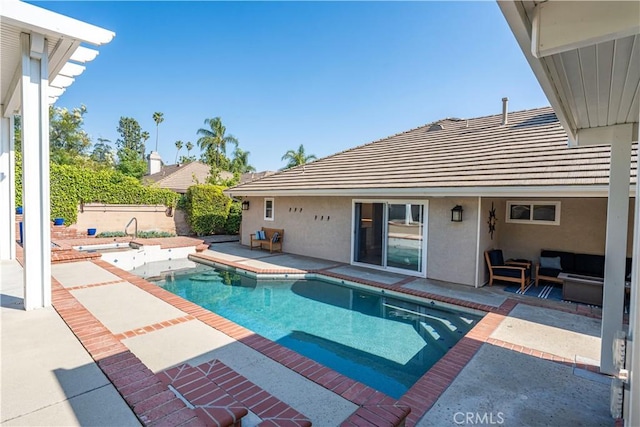 351 W Northridge Ave, Glendora, CA 91741 - view of pool with a patio area, fence, and a fenced in pool