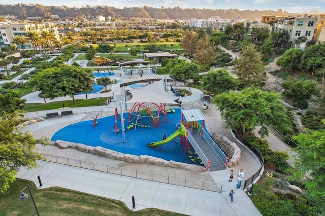 view of communal playground