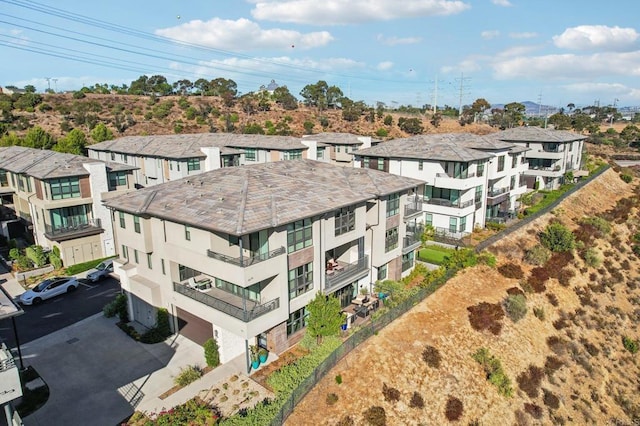 bird's eye view featuring a residential view