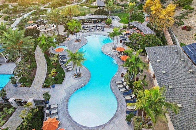 view of community pool