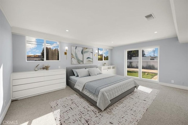8620 S 4th Ave, Inglewood, CA 90305 - carpeted bedroom with recessed lighting and baseboards