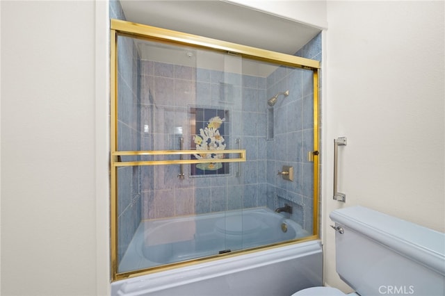 35 Linden Unit 302, Long Beach, CA 90802 - full bathroom featuring toilet and bath / shower combo with glass door
