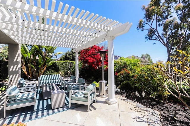 26962 Willow Tree Ln, Laguna Hills, CA 92653 - view of patio / terrace featuring a pergola