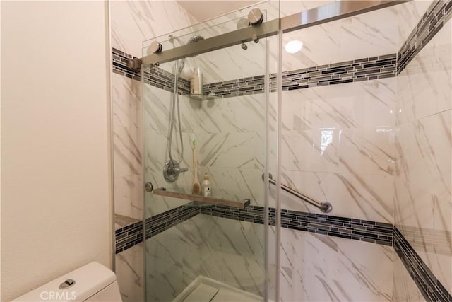 26962 Willow Tree Ln, Laguna Hills, CA 92653 - bathroom with toilet and a marble finish shower