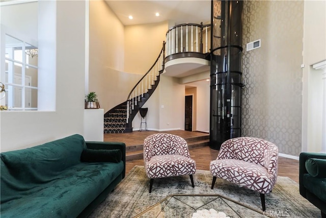26962 Willow Tree Ln, Laguna Hills, CA 92653 - community lobby featuring stairway and visible vents