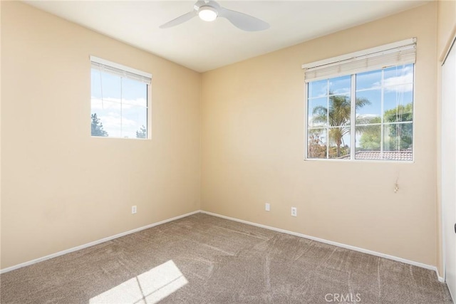 32460 Perigord Rd, Winchester, CA 92596 - carpeted spare room featuring plenty of natural light and a ceiling fan