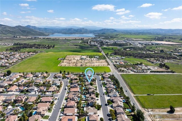 32460 Perigord Rd, Winchester, CA 92596 - aerial view of residential area with a water and mountain view