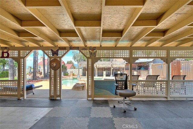 view of patio / terrace with fence