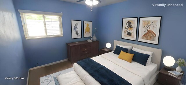 1258 Armstrong Cir, Escondido, CA 92027 - bedroom with wood finished floors and baseboards