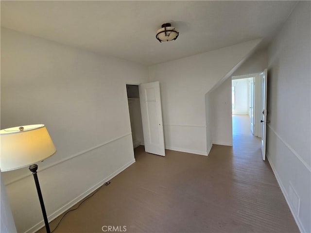 interior space with baseboards